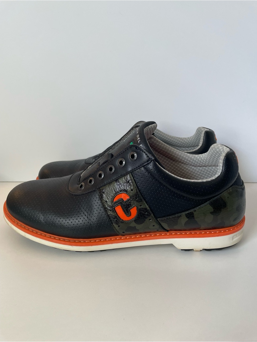 Duca Del Cosma men's golf shoes - US 10 - JL2 - BLACK/CAMOUFLAGE GREEN